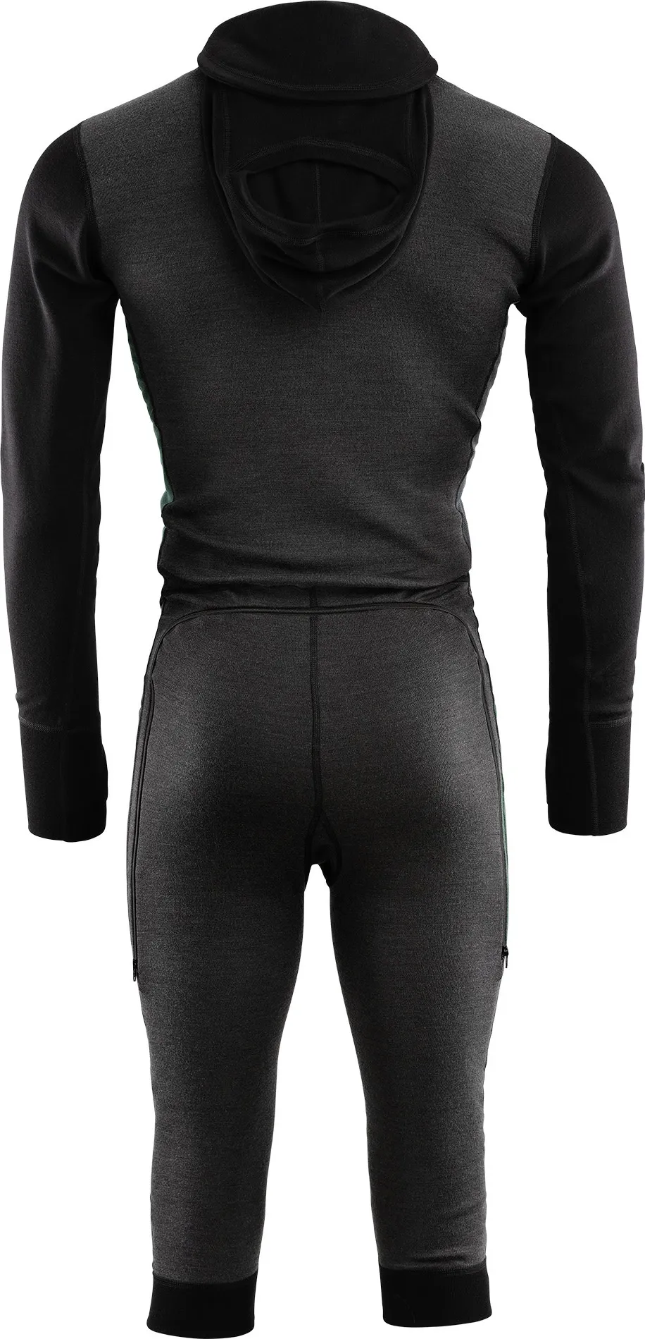Aclima WarmWool Overall 3/4 Man Marengo/Jet Black/Green Gables | Buy Aclima WarmWool Overall 3/4 Man Marengo/Jet Black/Green Gables here | Outnorth