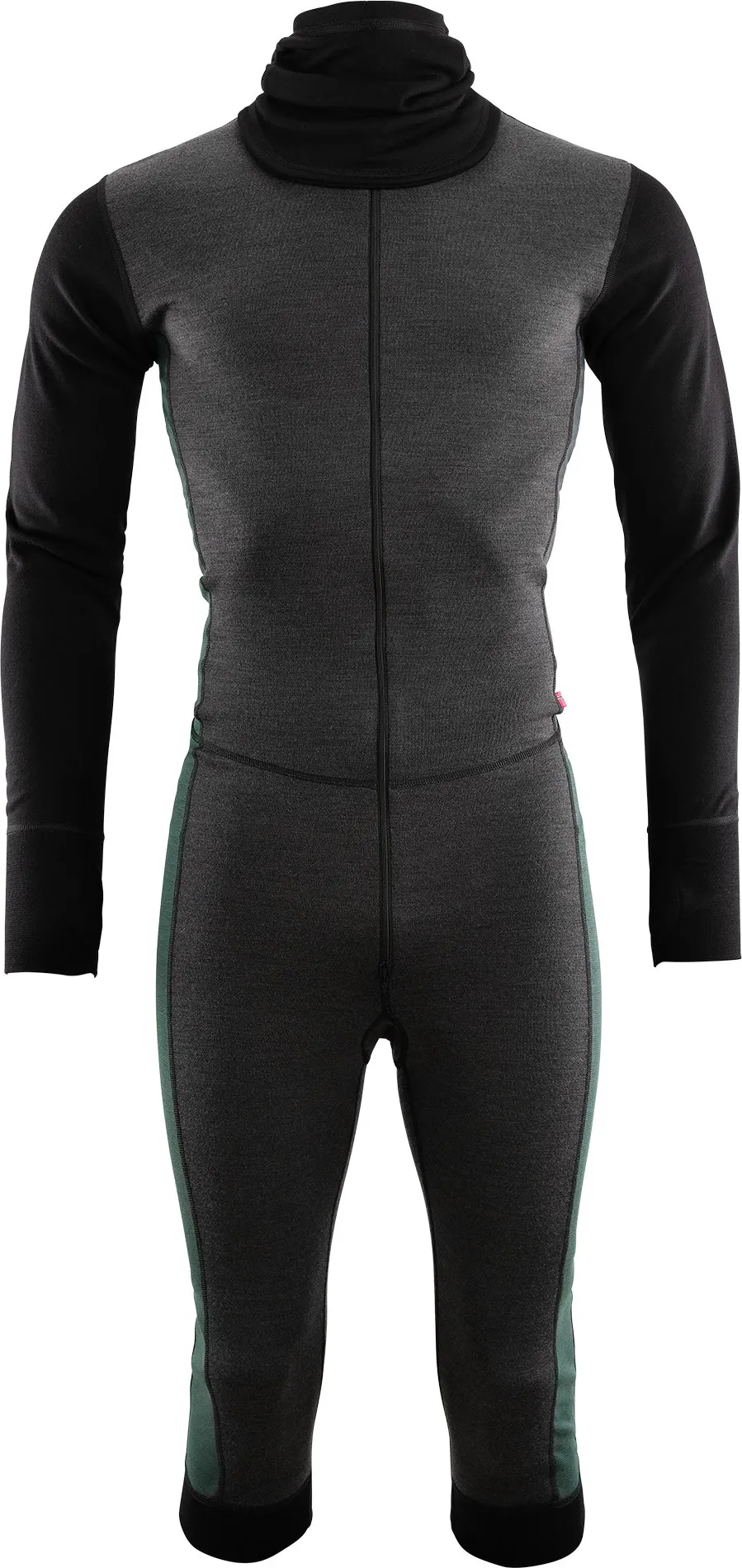 Aclima WarmWool Overall 3/4 Man Marengo/Jet Black/Green Gables | Buy Aclima WarmWool Overall 3/4 Man Marengo/Jet Black/Green Gables here | Outnorth