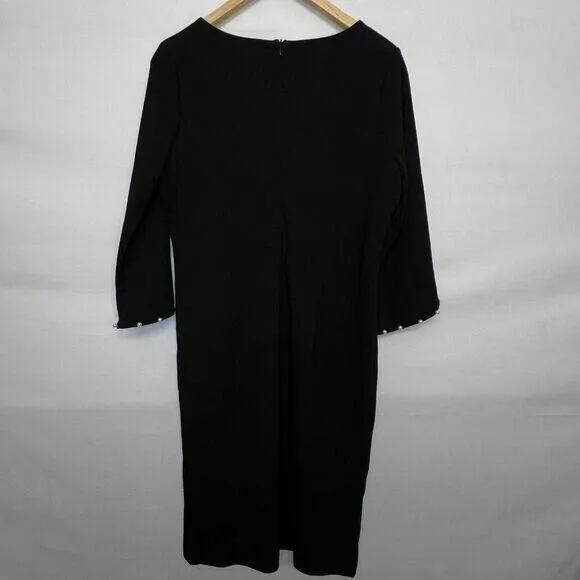 Allen Kay Midi Dress Size 14 - Black