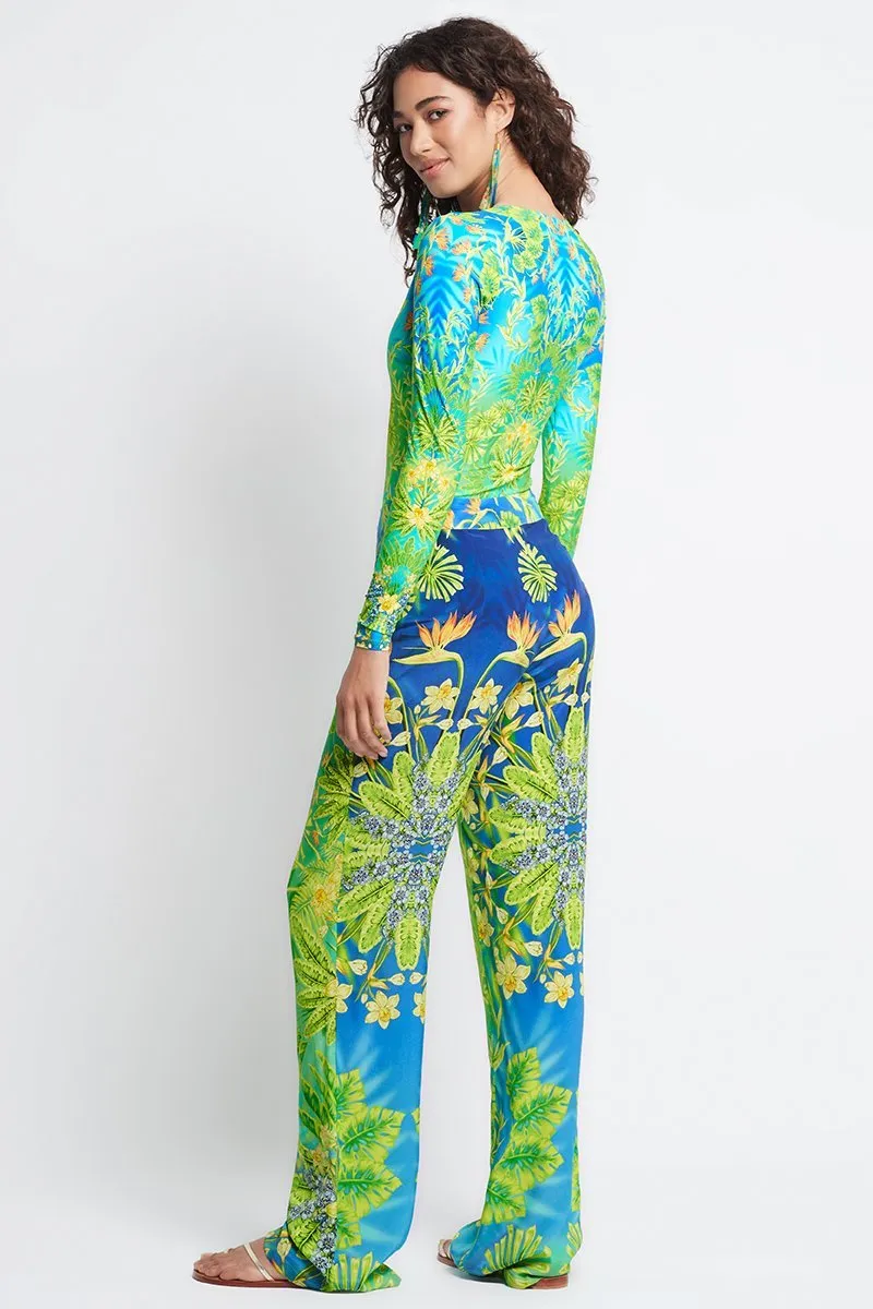 Between The Raindrops High Waist Pants