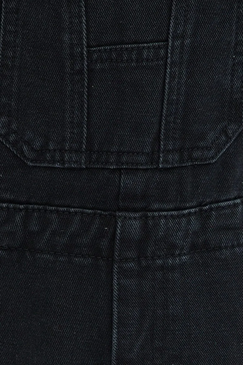 Black Overall Denim