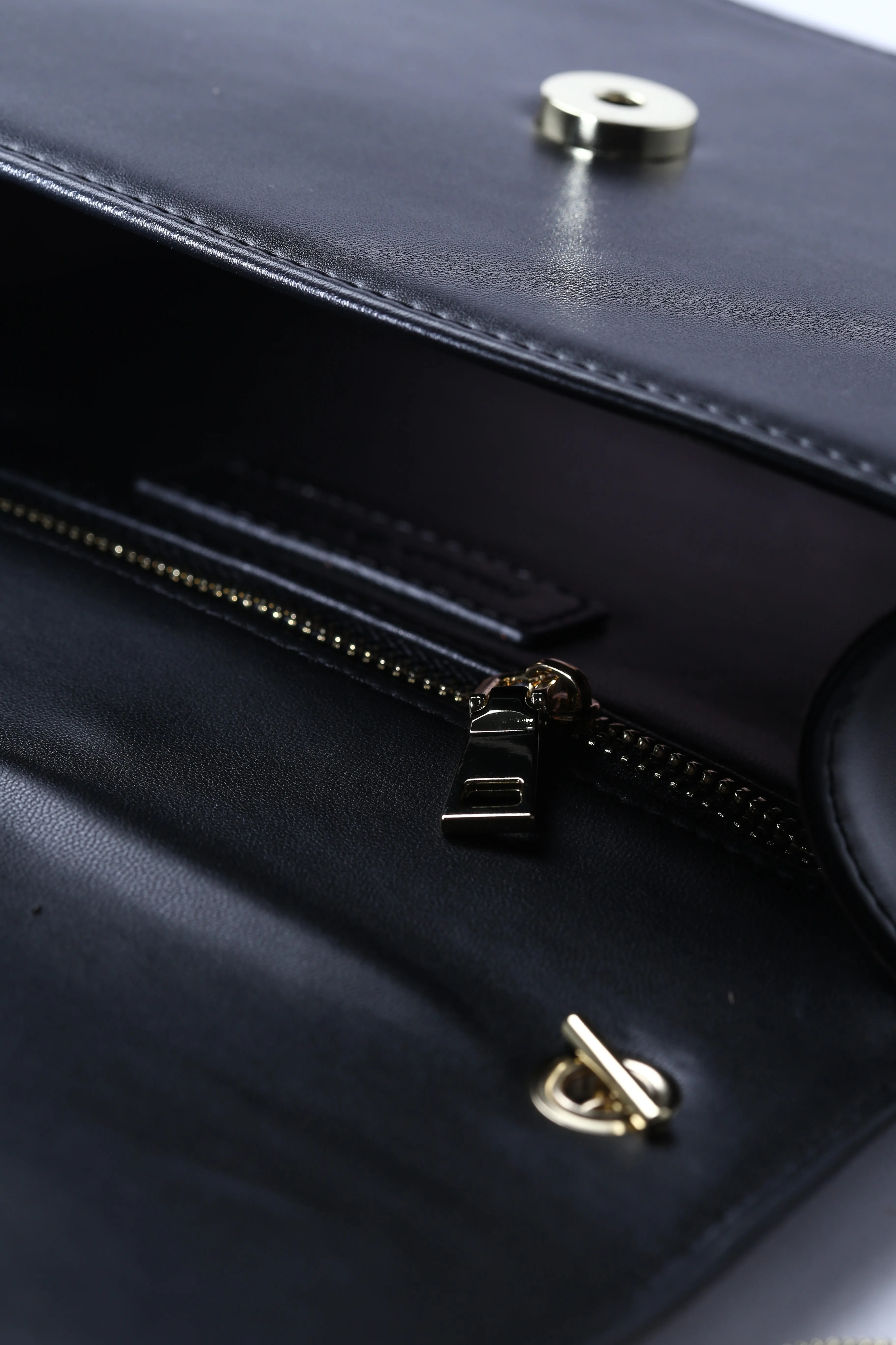 Black PU Vegan Materials Small Occasion Bag