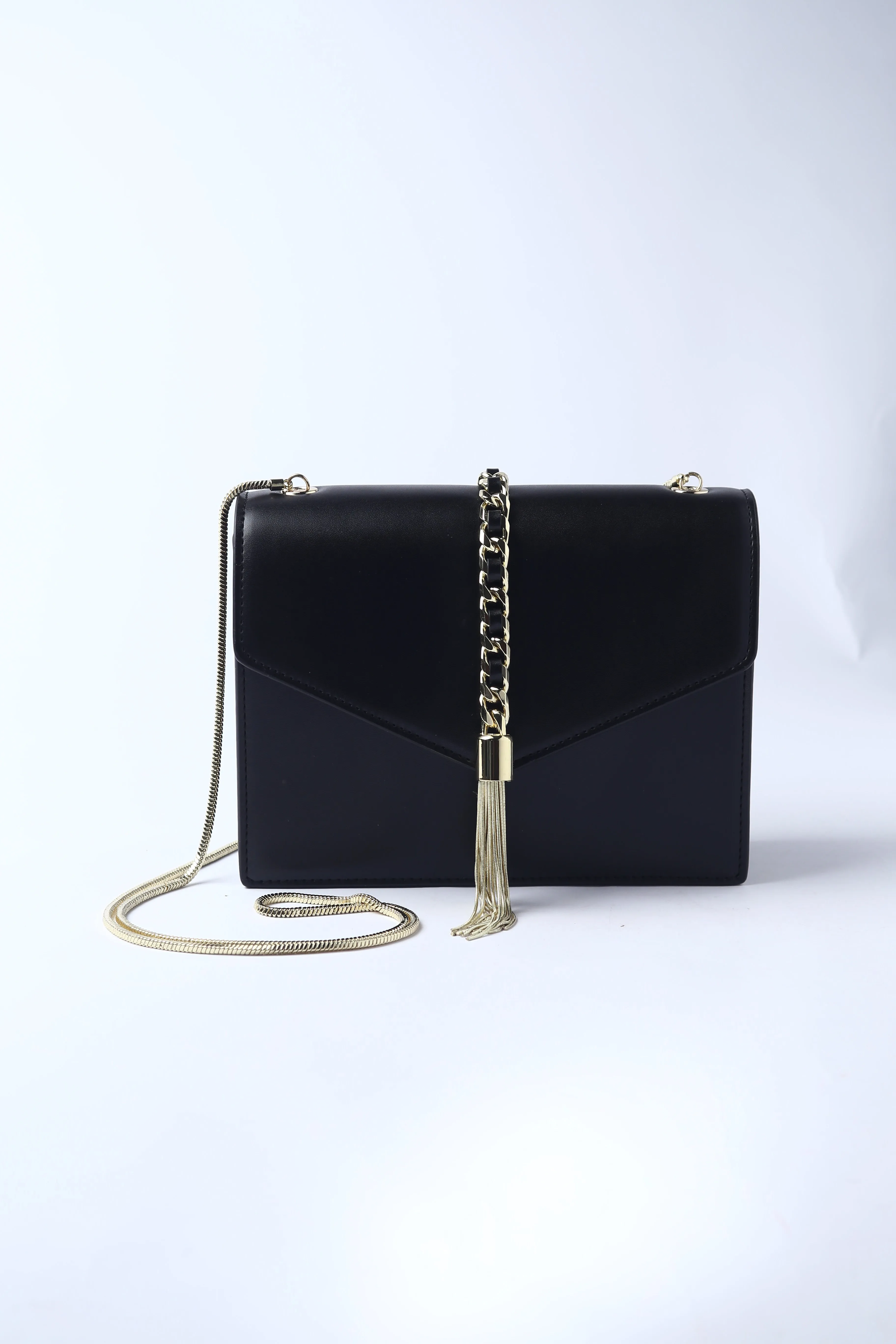 Black PU Vegan Materials Small Occasion Bag