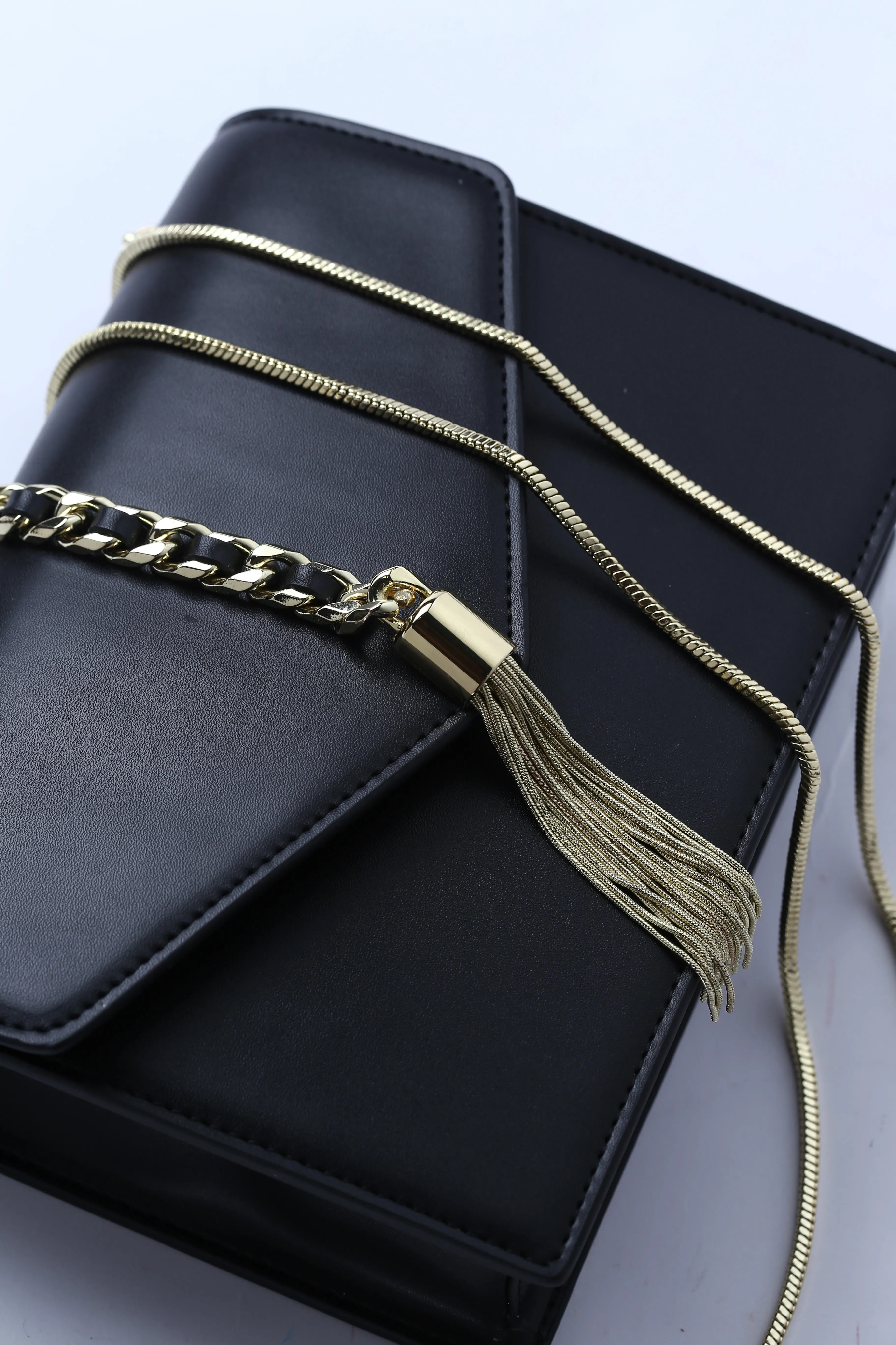 Black PU Vegan Materials Small Occasion Bag
