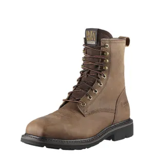 CASCADE 8-INCH WIDE SQUARE STEEL TOE BOOT - 200-Brown | Ariat 10011917