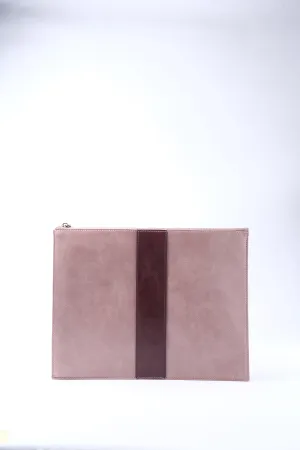 Dusty Pink PU Vegan Materials Large Clutch Wallet Unisex