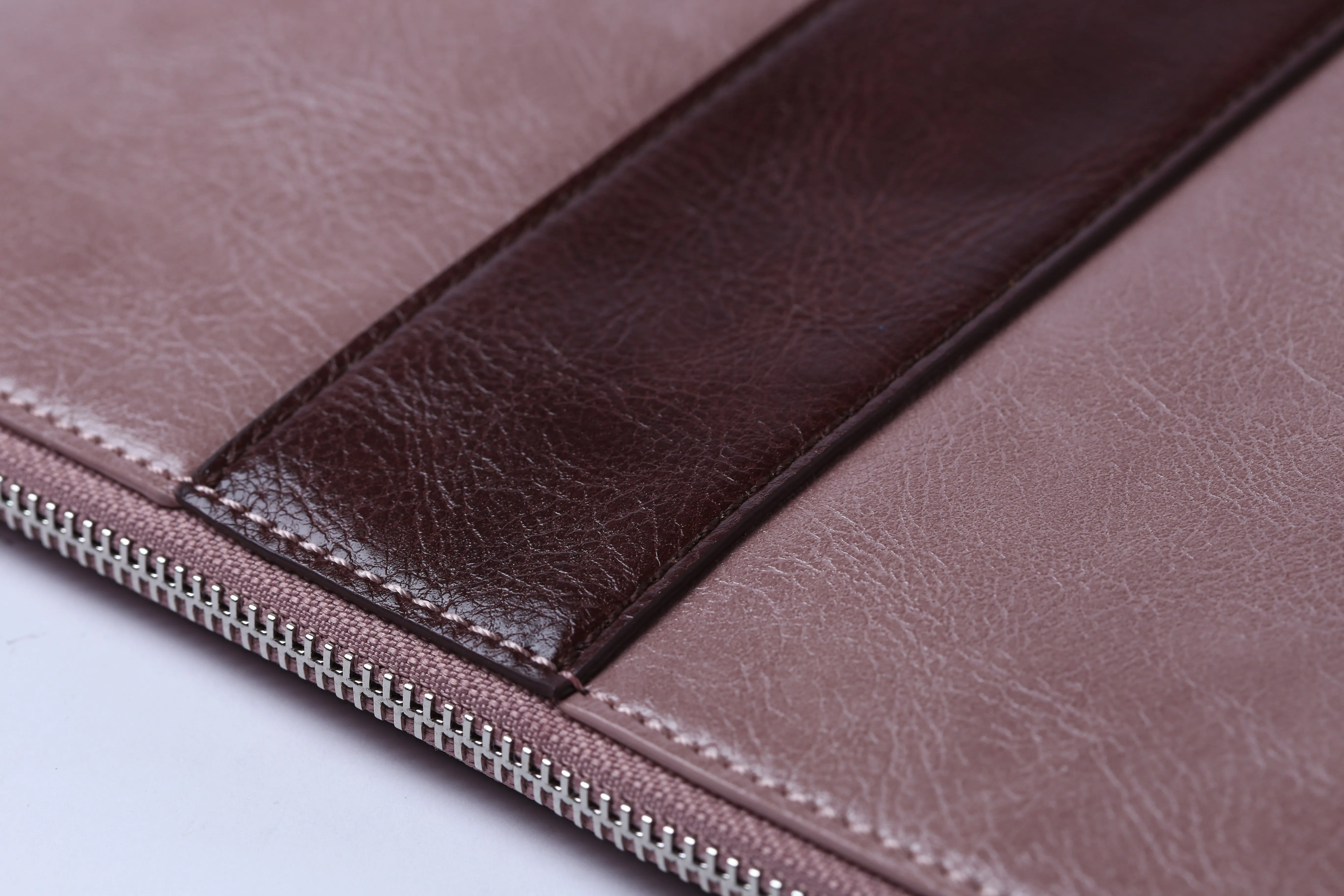 Dusty Pink PU Vegan Materials Large Clutch Wallet Unisex