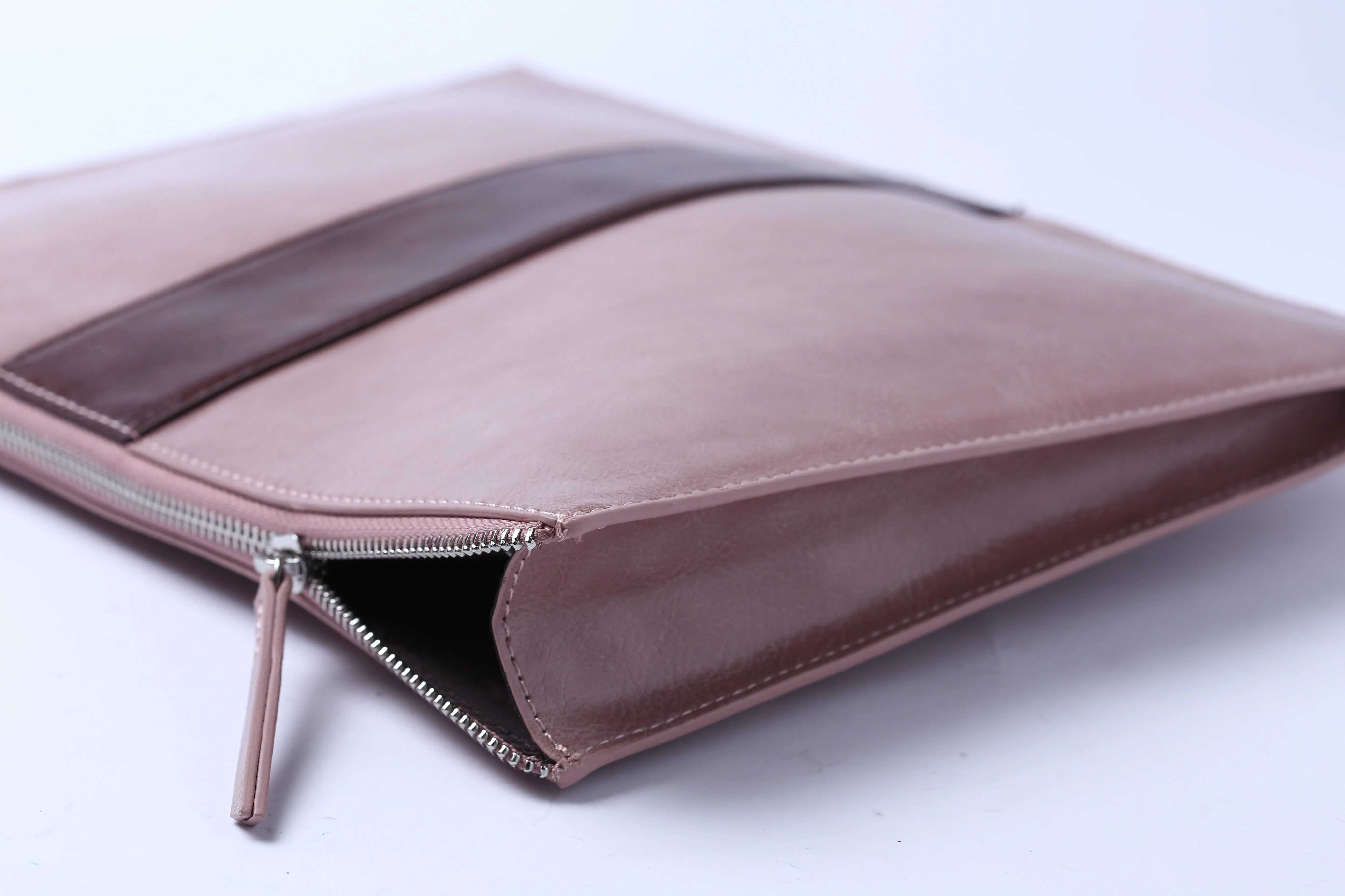 Dusty Pink PU Vegan Materials Large Clutch Wallet Unisex
