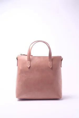 Dusty Pink PU Vegan Materials Large Tote Bag