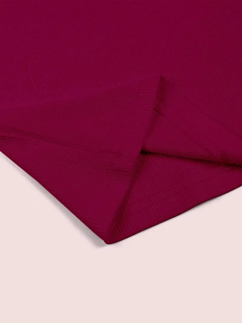 High waist Solid color Flared Pants