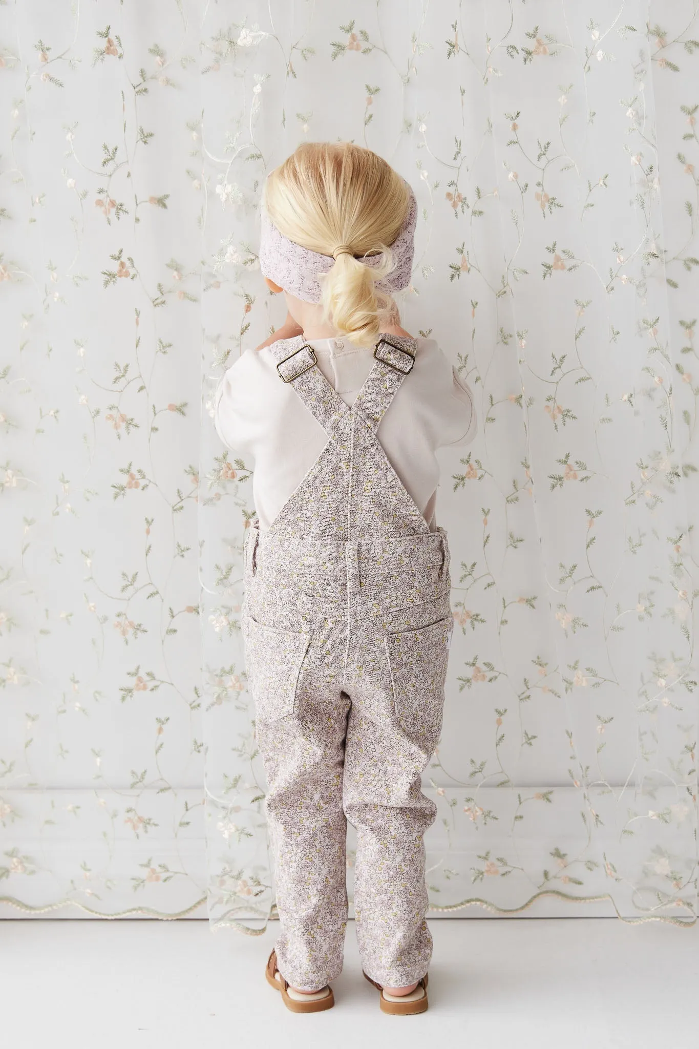 Jordie Cotton Twill Overall - Chloe Lilac