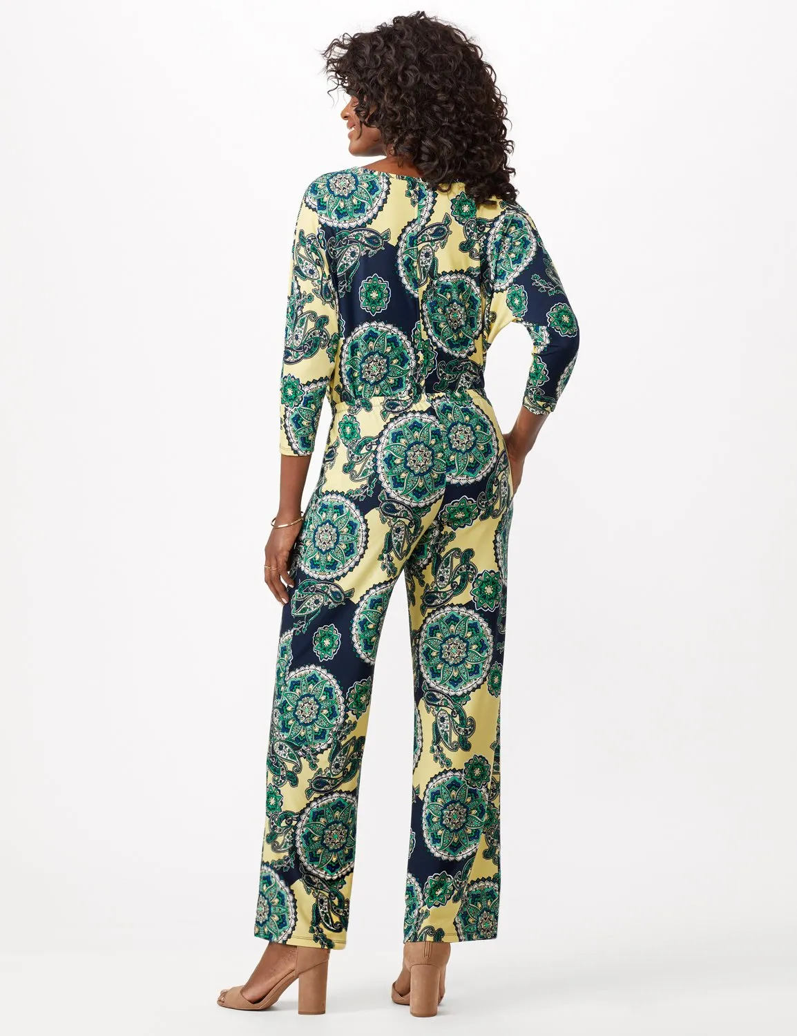 Knit Pull on Print Pant