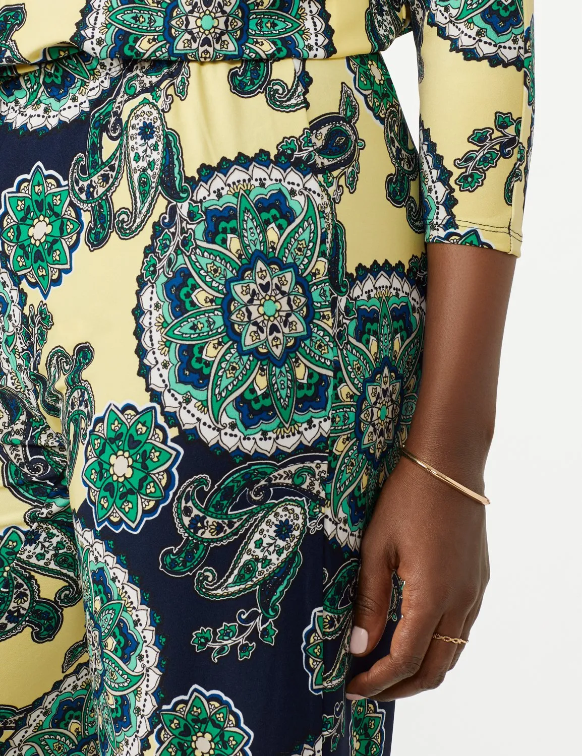 Knit Pull on Print Pant