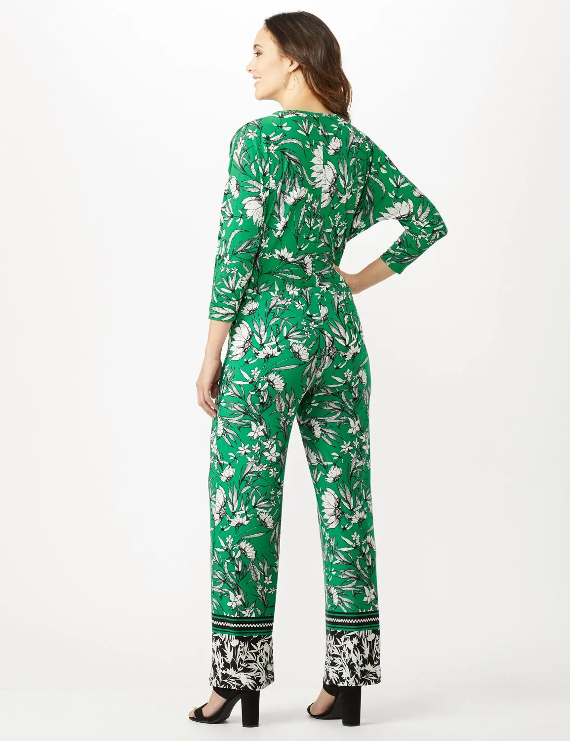 Knit Pull on Print Pant
