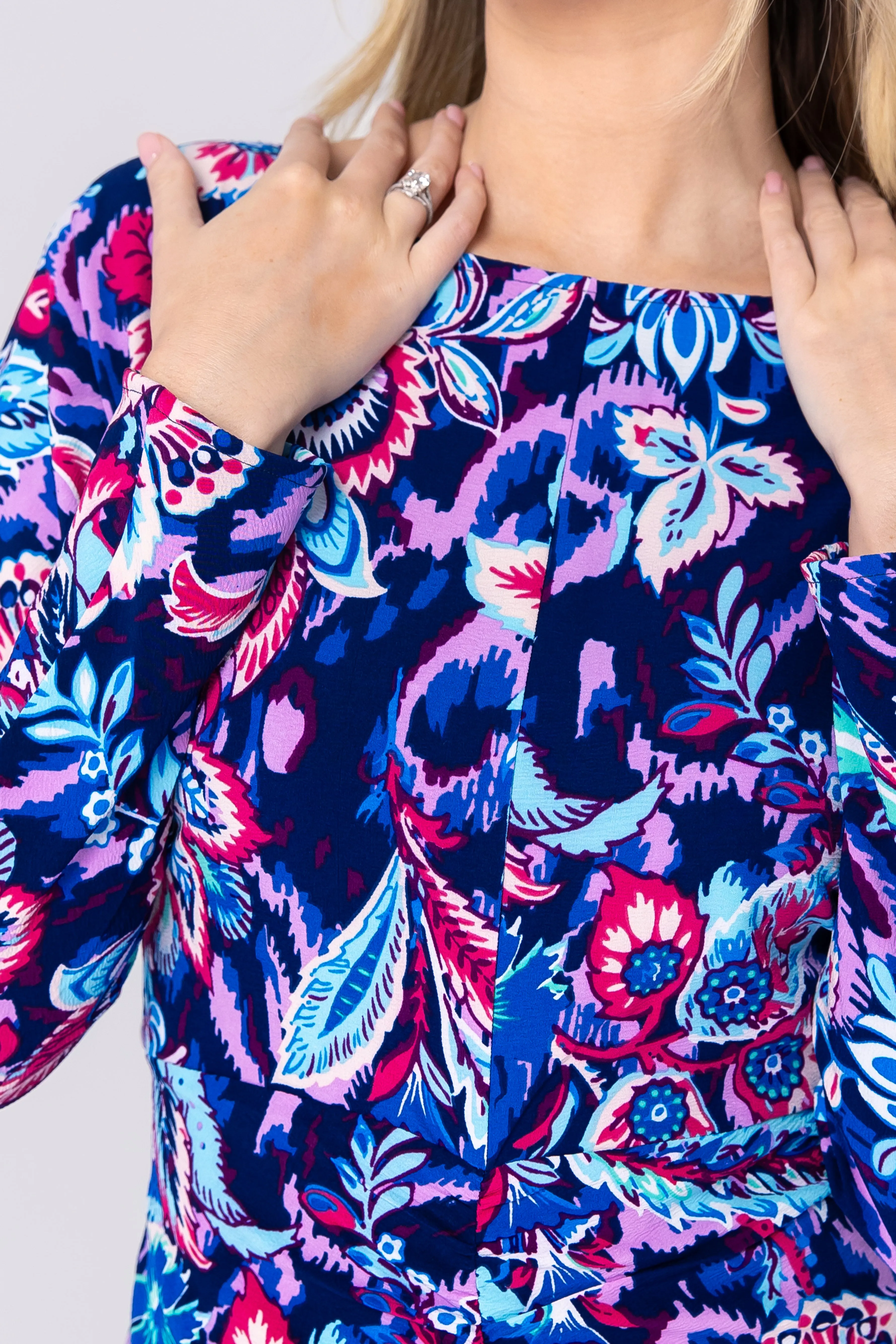 SYDNEY DRESS (BLUE/PINK)