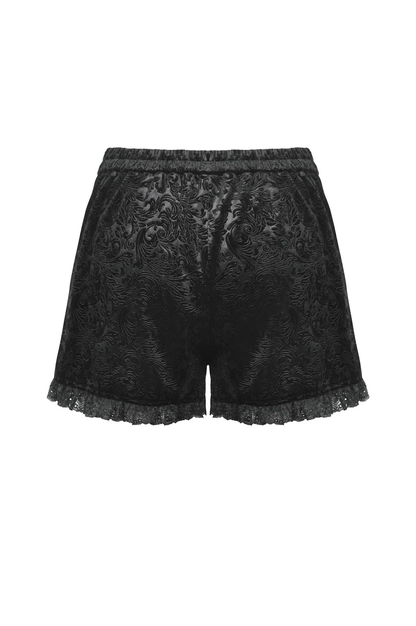 Velvet Embossed Base Shorts PW132