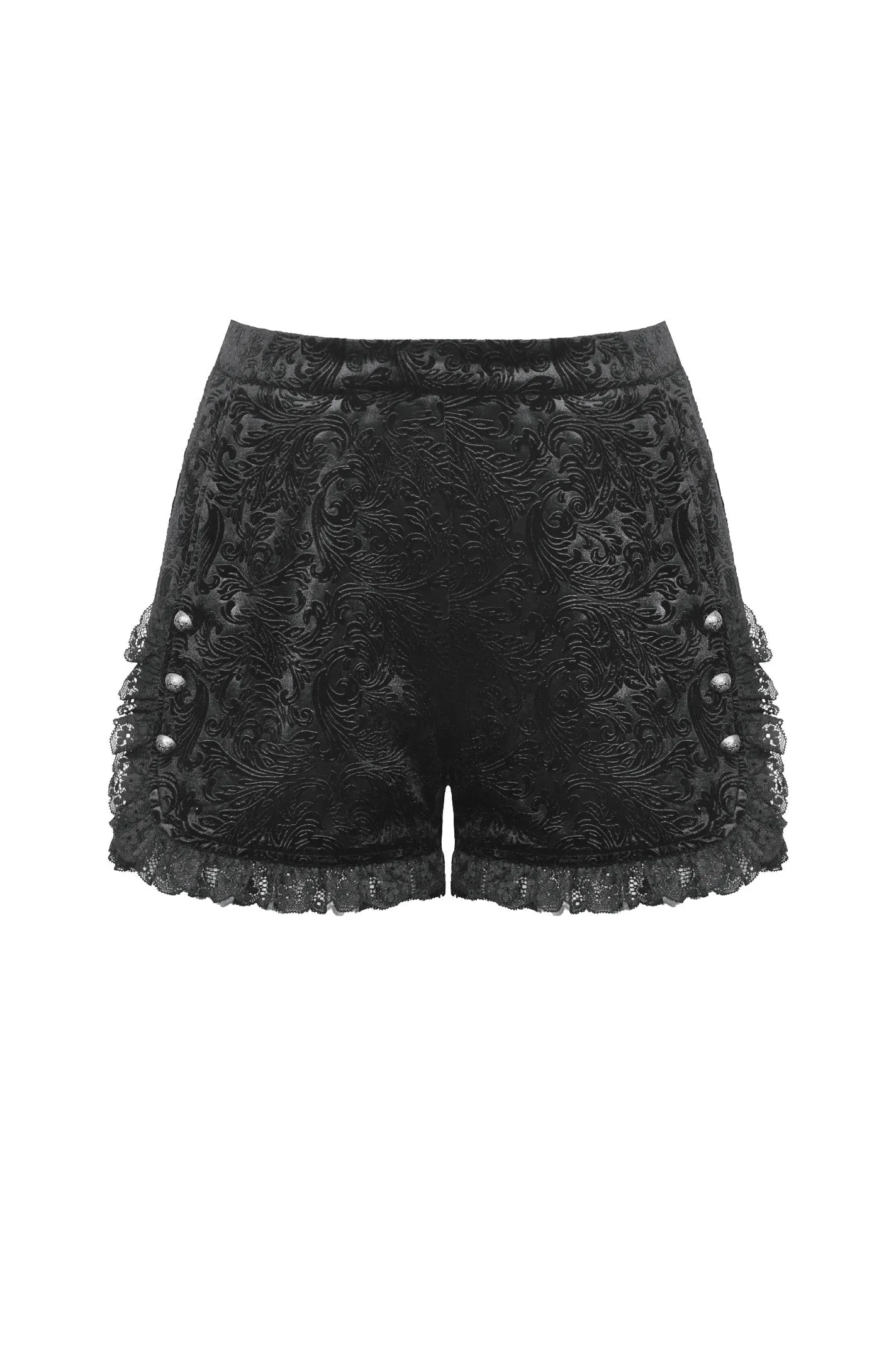 Velvet Embossed Base Shorts PW132