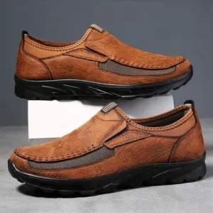 Vera | Casual Leather Slip-On Loafers