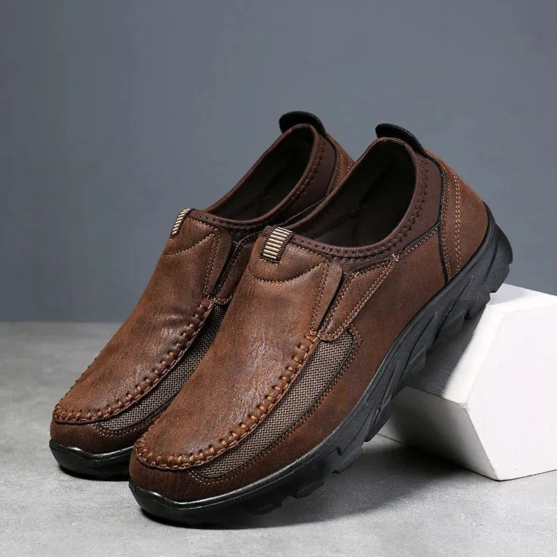 Vera | Casual Leather Slip-On Loafers